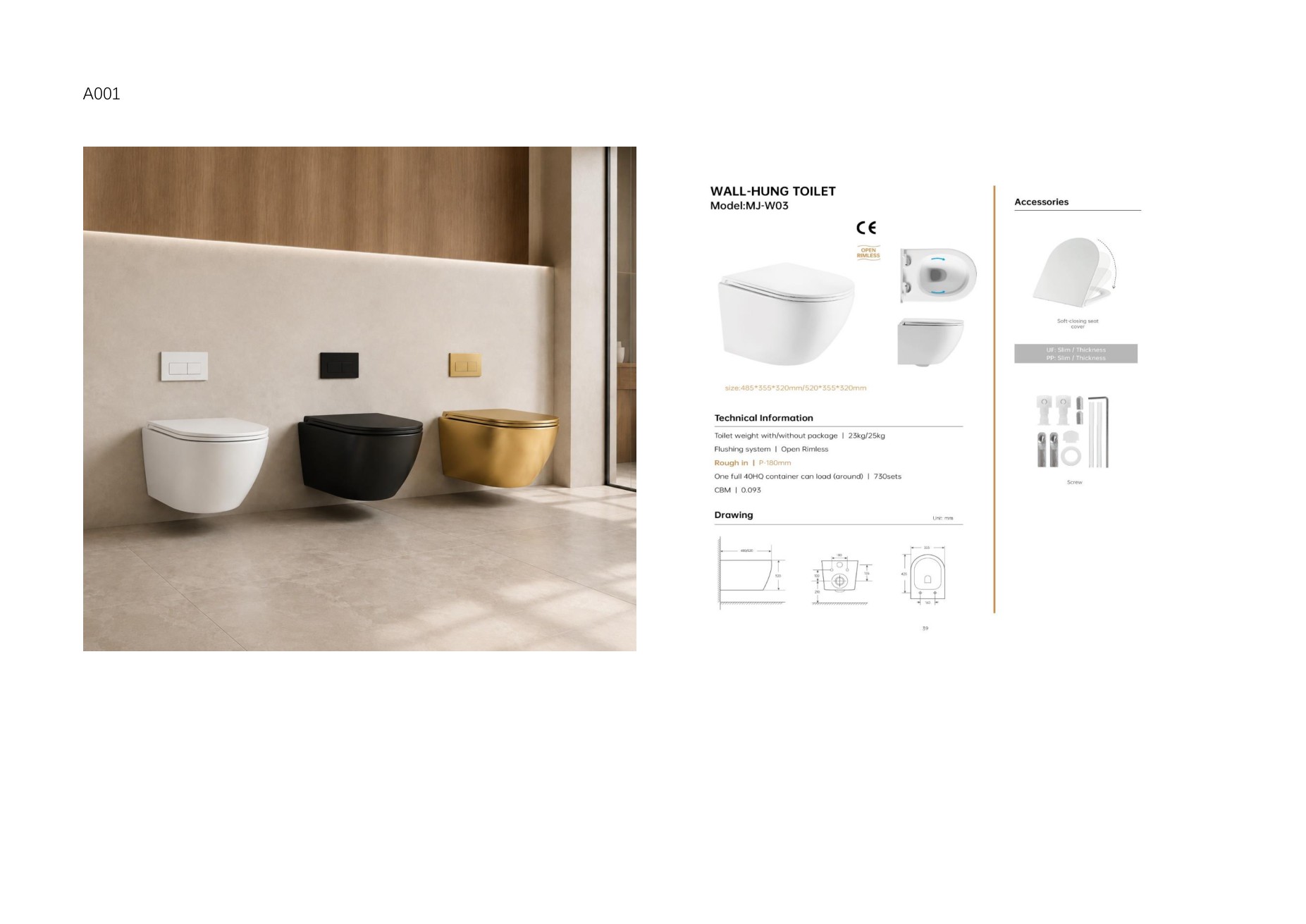 WC et toilettes